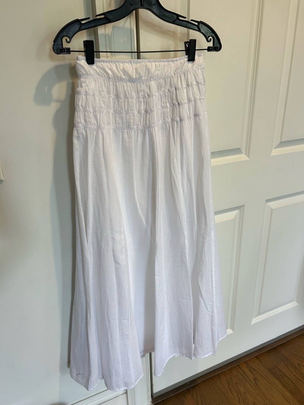 American Threads White Maxi Skirt